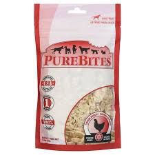 DOG CHICKEN BREAST 3oz MID SIZE 1PB85PO24 PUREBITES 24/cs