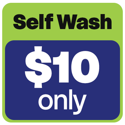Self Wash Only $10/- per Wash