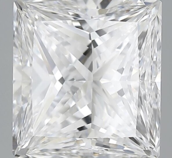 Natural Princess cut Diamond 0.30ct (D VVS1)