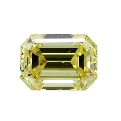Emerald Natural Diamond 1.02 Ct.
VS2 Fancy Vivid Yellow