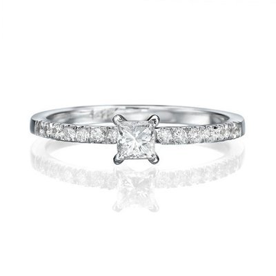 No. 8 Love In Infinity Engagement Diamond Ring in Platinum Ref.2423 - No. 8 Collection