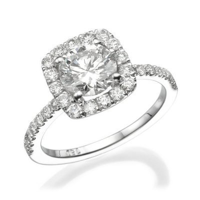 No. 8 Love In Infinity Engagement Diamond Ring in Platinum Ref.433 - No. 8 Collection