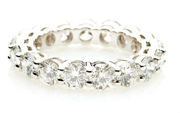 2.55TCW Endless Love White Gold Eternity Band