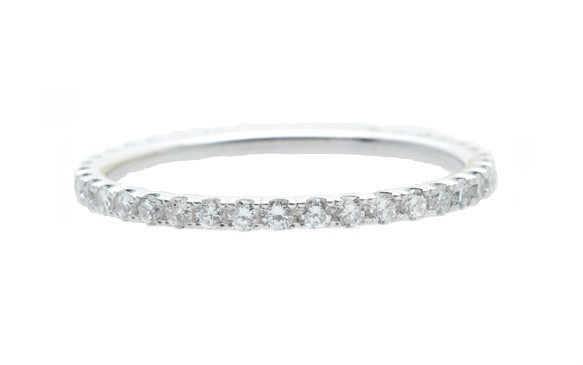 0.35TCW Classic White Gold Diamond Eternity Ring
