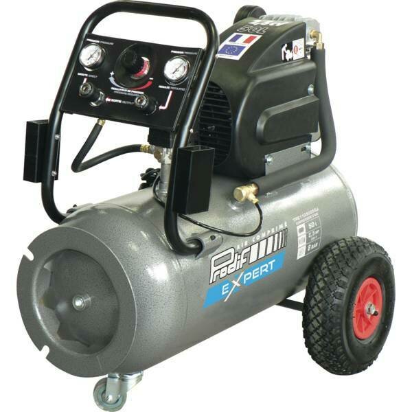 COMPRESSEUR MOBILE 50L - 8,1M3/H
