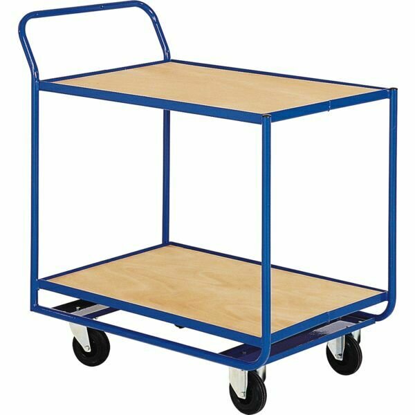 CHARIOT À PLATEAUX FIXES BOIS - MAX 300KG