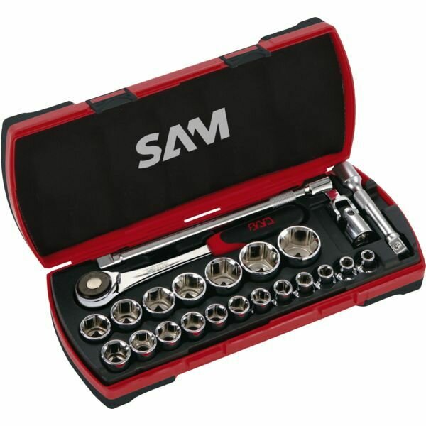 CLIQUET ET DOUILLES 1/2&quot; - COFFRET DE 23 PIÈCES 75-SH23Z