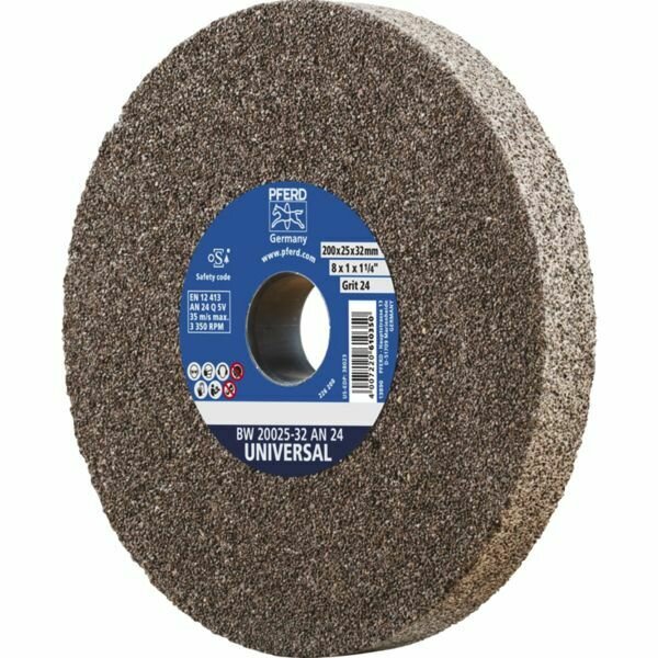 MEULE POUR TOURET ACIER - 200X25MM GRAIN 24