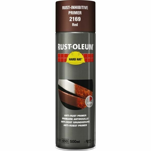 PRIMAIRE ANTIROUILLE ROUGE - 6 AÉROSOLS DE 500ML