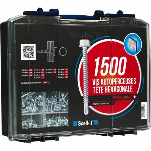 COFFRET VIS AUTOPERCEUSE TÊTE HEXAGONALE