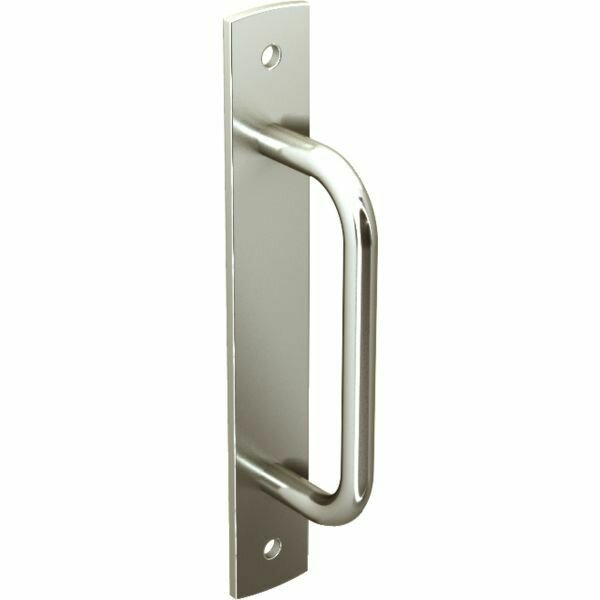 POIGNÉE ACIER SUR PLATINE