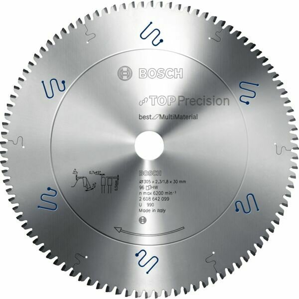 LAME DE SCIE CIRCULAIRE TOP PRÉCISION 305X30X2MM