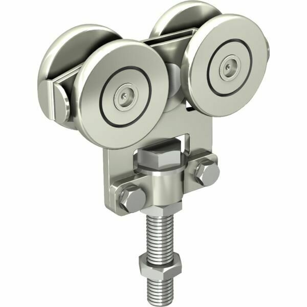MONTURE SPORTUB 5040 - PAIRE DE FIXATIONS SUR CHANT, GALETS ACIER