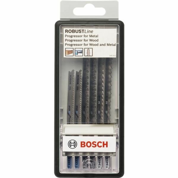 LAMES DE SCIE SAUTEUSE EN COFFRET ROBUST LINE