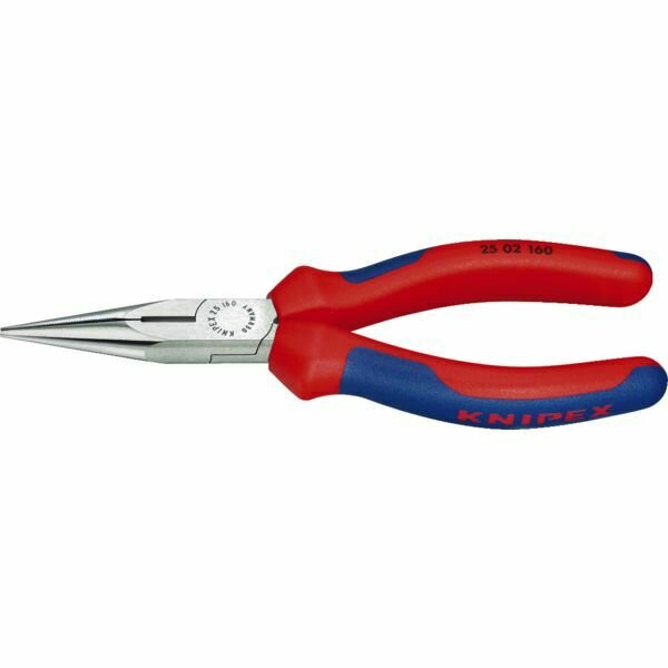 PINCE À BEC POINTU DEMI-ROND - MANCHE ISOLÉ 1000V 200MM