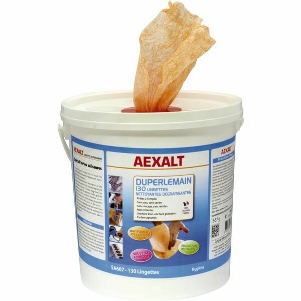 SEAU DE 130 LINGETTES NETTOYANTES