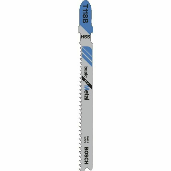 CARTE DE 5 LAMES DE SCIE SAUTEUSE T118B