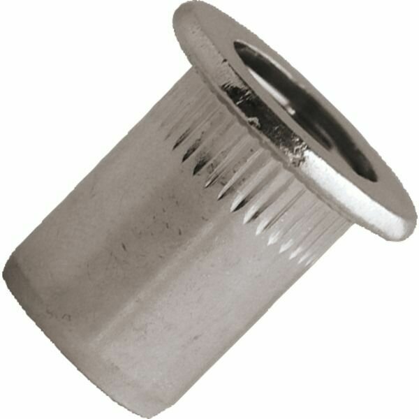 ÉCROU À SERTIR INOX TÊTE PLATE 8X17,5MM (BOÎTE DE 100)