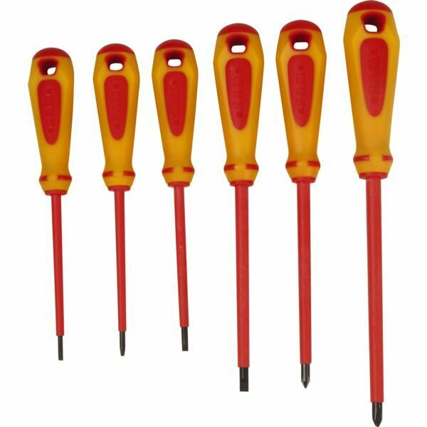 JEU DE 6 TOURNEVIS ISOLÉS 1000V