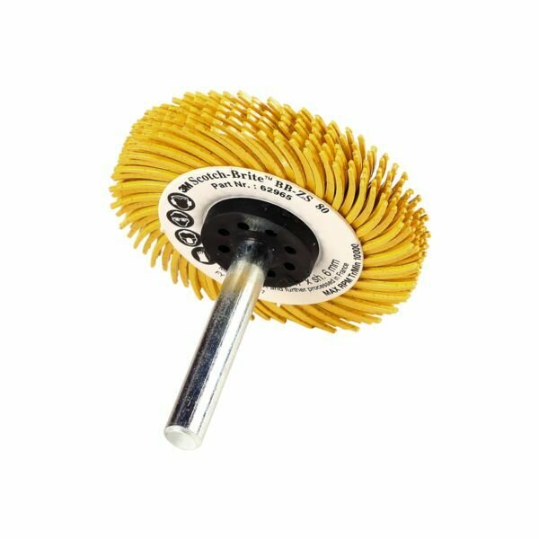 6 BROSSES BRISTLE - GRAIN 80