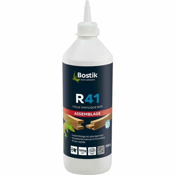 COLLE VINYLIQUE R41 - BIBERON 750G