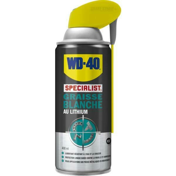 GRAISSE BLANCHE AU LITTHIUM - 12 AÉROSOLS DE 400ML