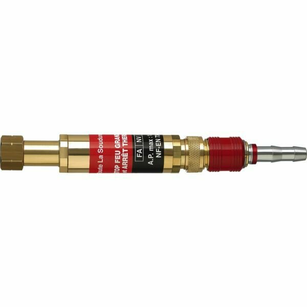 RACCORD ANTIRETOUR GAZ POUR DÉTENDEUR - OXYGÈNE