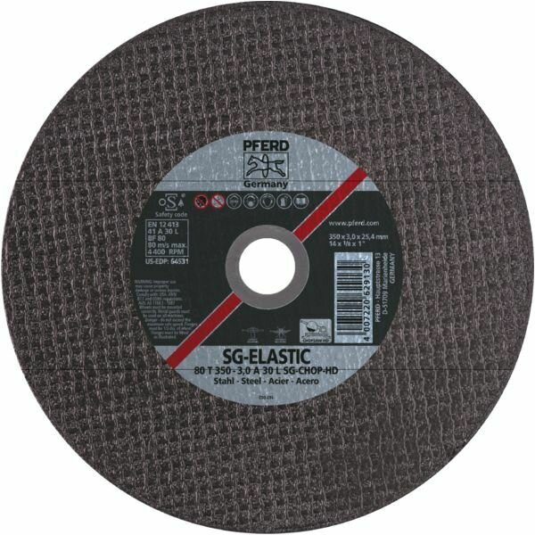 10 DISQUES À TRONÇONNER POUR MACHINES STATIONNAIRES - 350X3MM