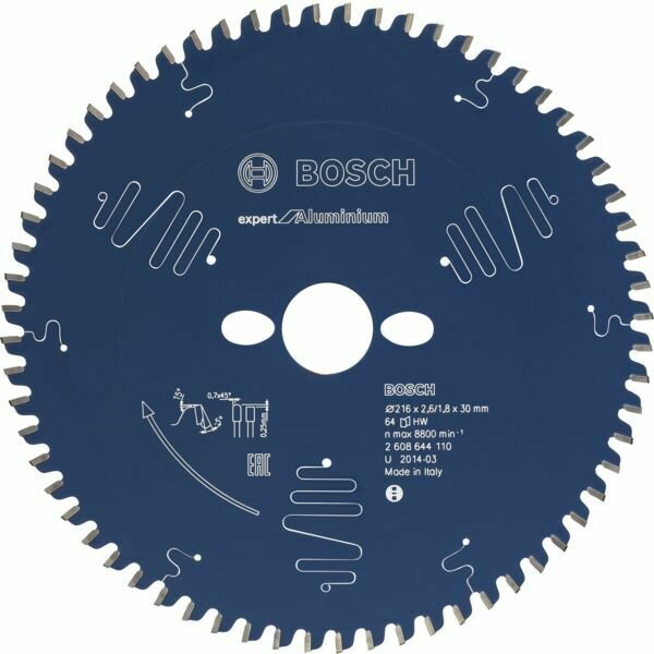 LAME DE SCIE CIRCULAIRE EXPERT ALU DIAM.254MM