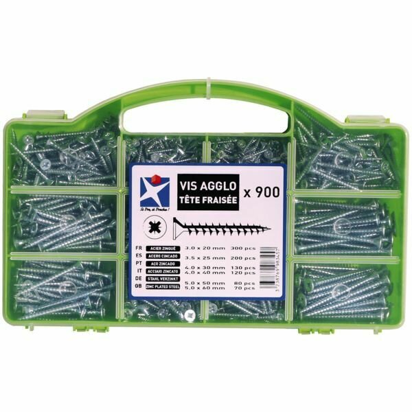 COFFRET VIS AGGLOMÉRÉ