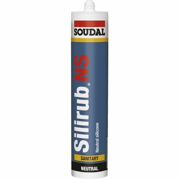 24 CARTOUCHES DE MASTIC SILICONE SANITAIRE SILIRUB NS - 300 ML
