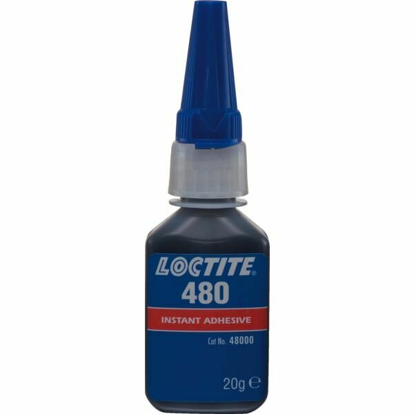 LOCTITE 480 COLLE MÉTAUX, CAOUTCHOUC ET AIMANTS - 20G