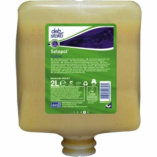 PÂTE NETTOYANTE SOLOPOL - CARTOUCHE DE 2L