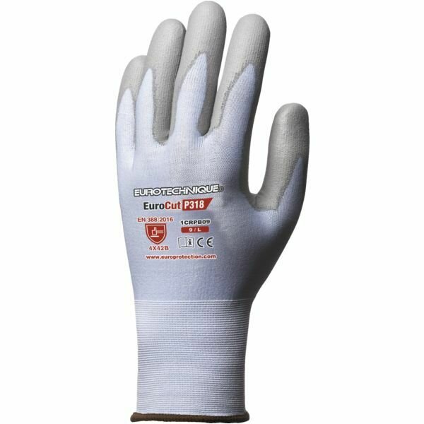 SACHET DE 5 PAIRES DE GANTS PAUME ENDUITE PU
