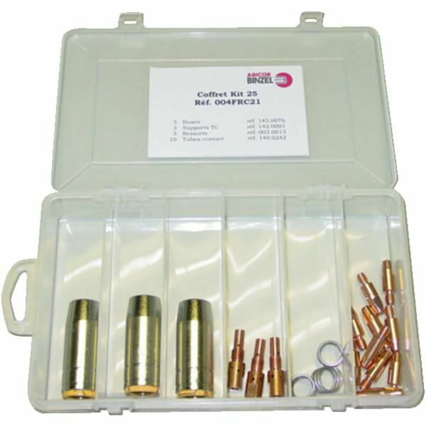 PIÈCE D&#39;USURE MIG MB25 EN COFFRET - DIAM.1MM