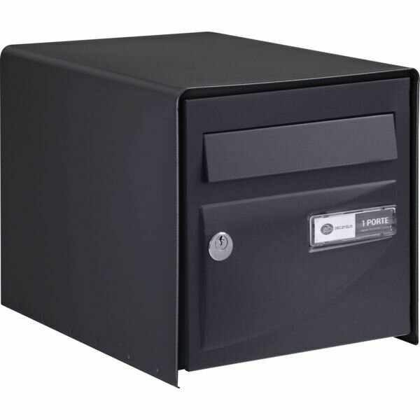 BOÎTE AUX LETTRES PROBAT - DOUBLE FACE - NOIR