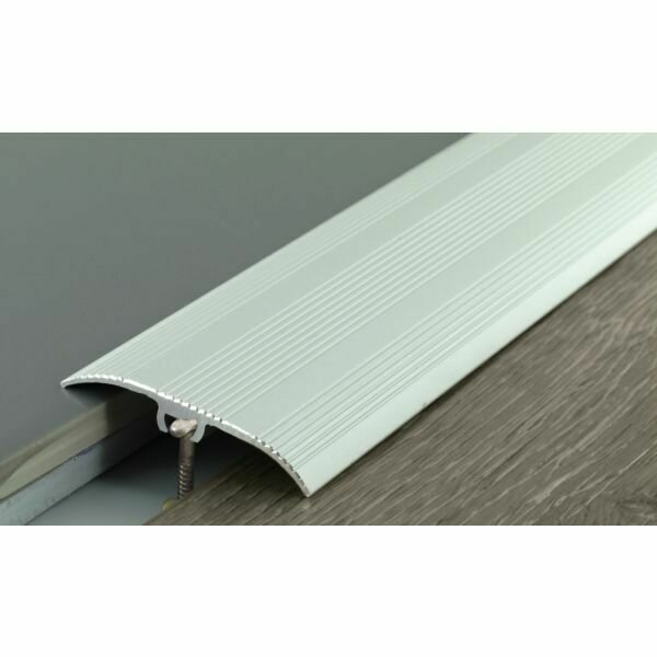 SEUIL HARMONY STRIÉ FIXATION INVISIBLE - GRIS FONCÉ