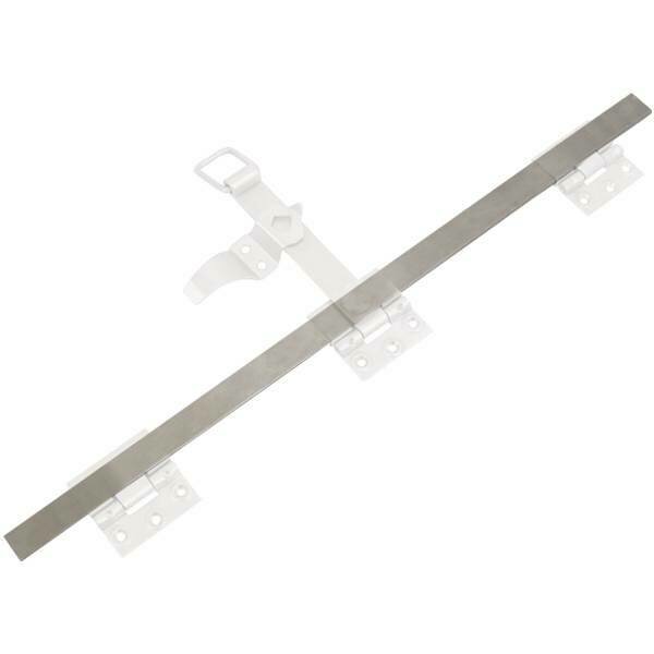 TRINGLE D&#39;ESPAGNOLETTE PLATE - POIGNÉE À 1.35M - LONGUEUR 2,5M
