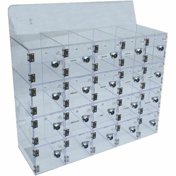 CASIER TRANSPARENT 530X530X180MM