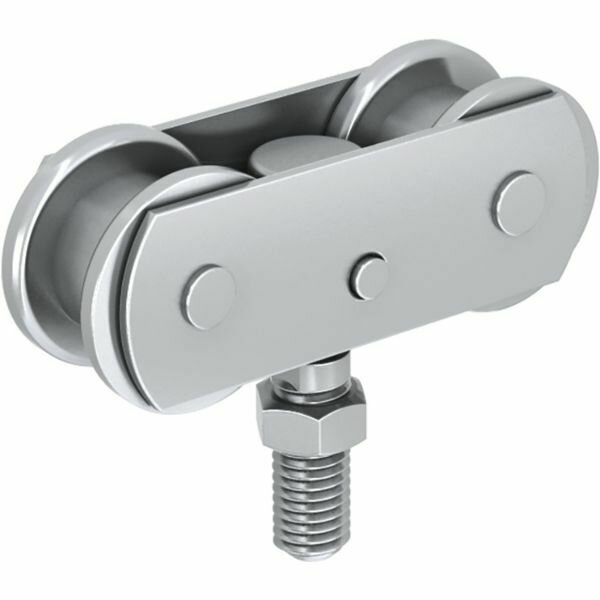 PAIRE DE MONTURES PIVOTANTES 3530 - GALETS ACIER