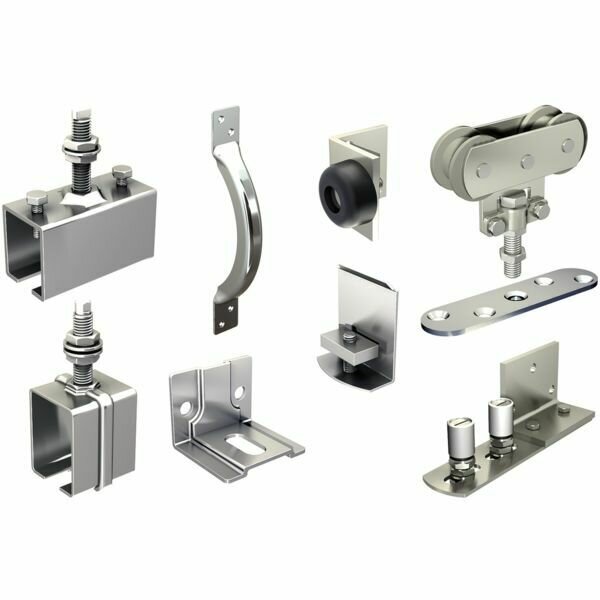 GARNITURE 3530 GVP - PORTE 80KG, LARGEUR MAX 2000MM