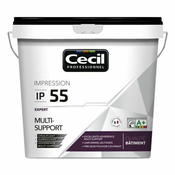 PEINTURE IMPRESSION MULTI SUPPORTS IP 55 - BLANC 10L