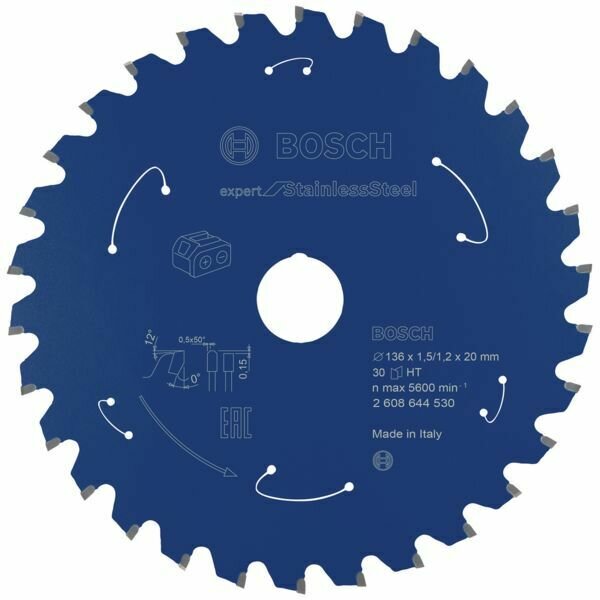 LAME DE SCIE CIRCULAIRE EXPERT DIAM.136MM