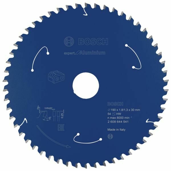 LAME DE SCIE CIRCULAIRE EXPERT ALU DIAM.165MM