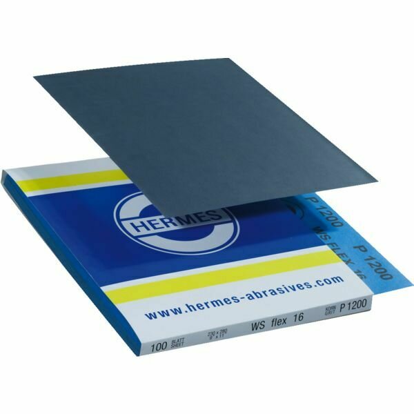 100 FEUILLES ABRASIVES IMPERMÉABLES WS FLEX 16 - GRAIN 320