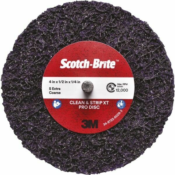 10 DISQUES SCOTCH-BRITE CLEAN AND STRIP - 75MMX25MMX6MM