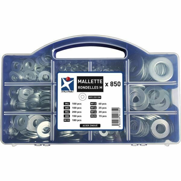 COFFRET RONDELLE PLATE M, 850 PIÈCES