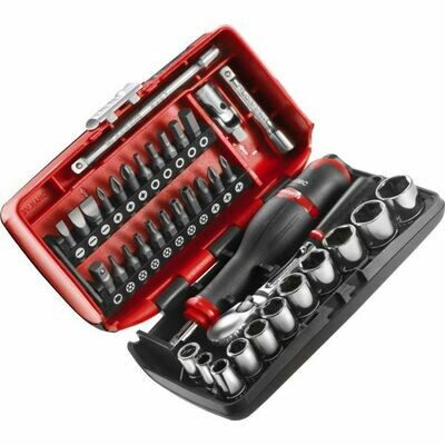 CLIQUET ET DOUILLES 1/4&quot; - COFFRET DE 38 PIÈCES RL.NANO1PB