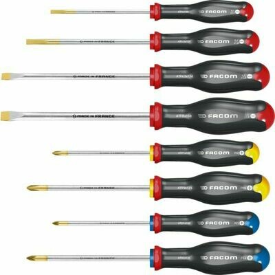 JEU DE 8 TOURNEVIS PROTWIST AT.J8PB
