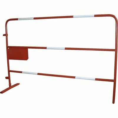 Barrière, piquet et passerelle